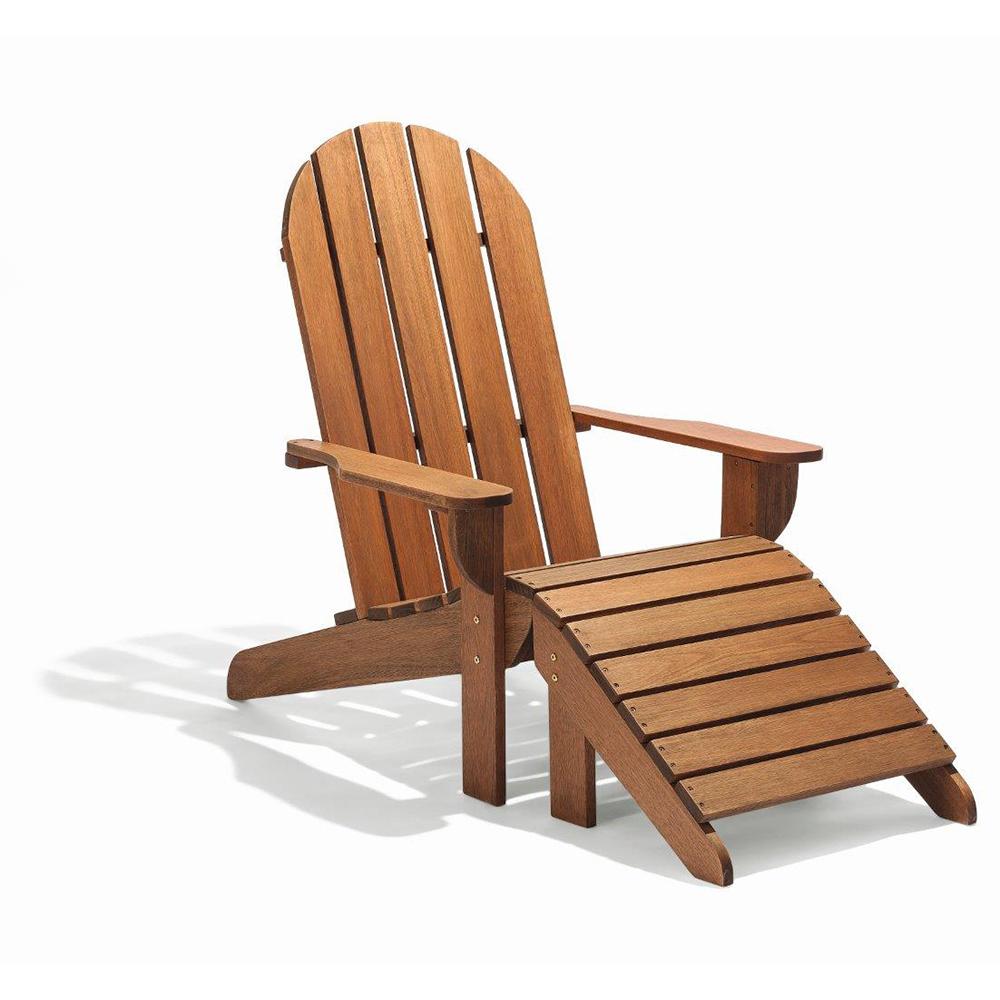 Cadeira Adirondack Michigan com Peseira Polisten Nogueira