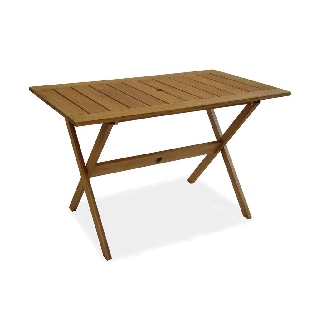 Mesa Dobrável Mestra Ipanema 120 x 70 Polisten Nogueira
