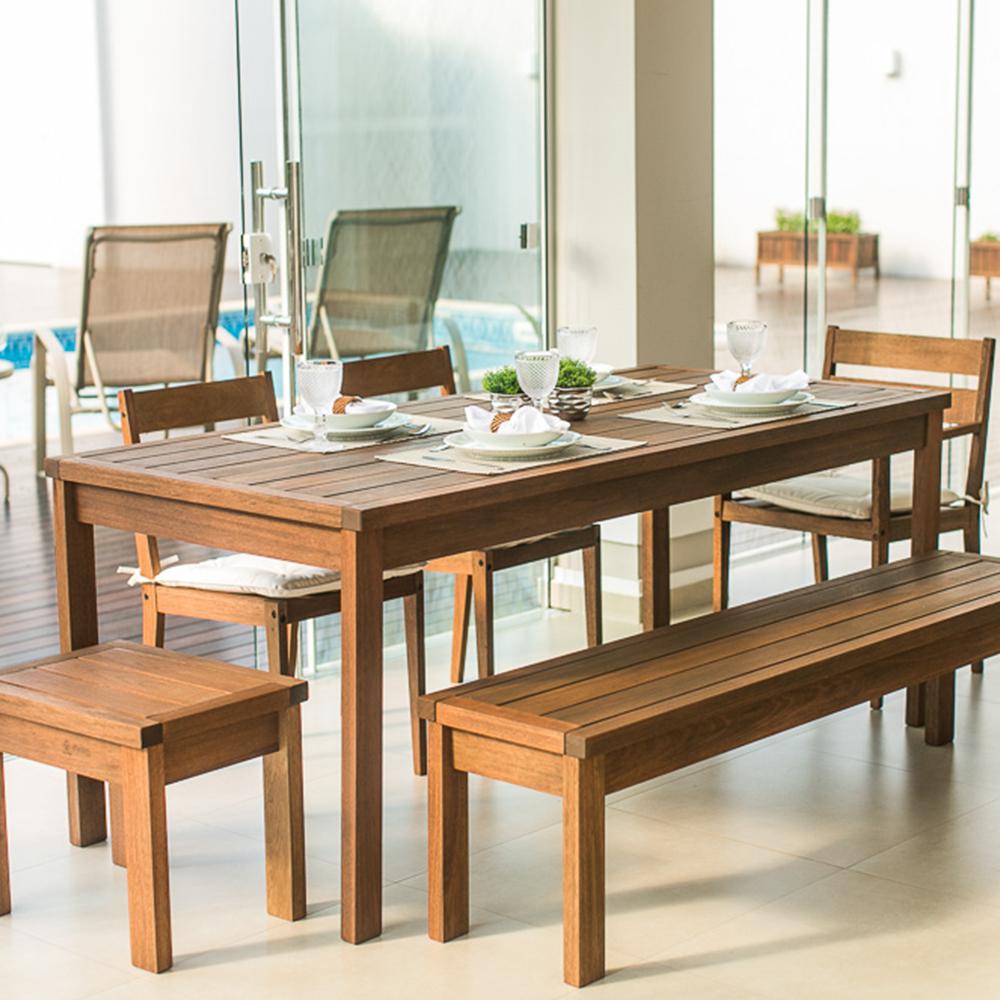Mesa Mestra Ipanema 140 x 85 Polisten Nogueira